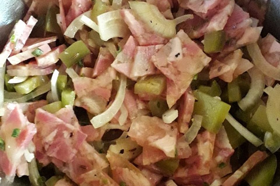 Schwartenmagen Salat