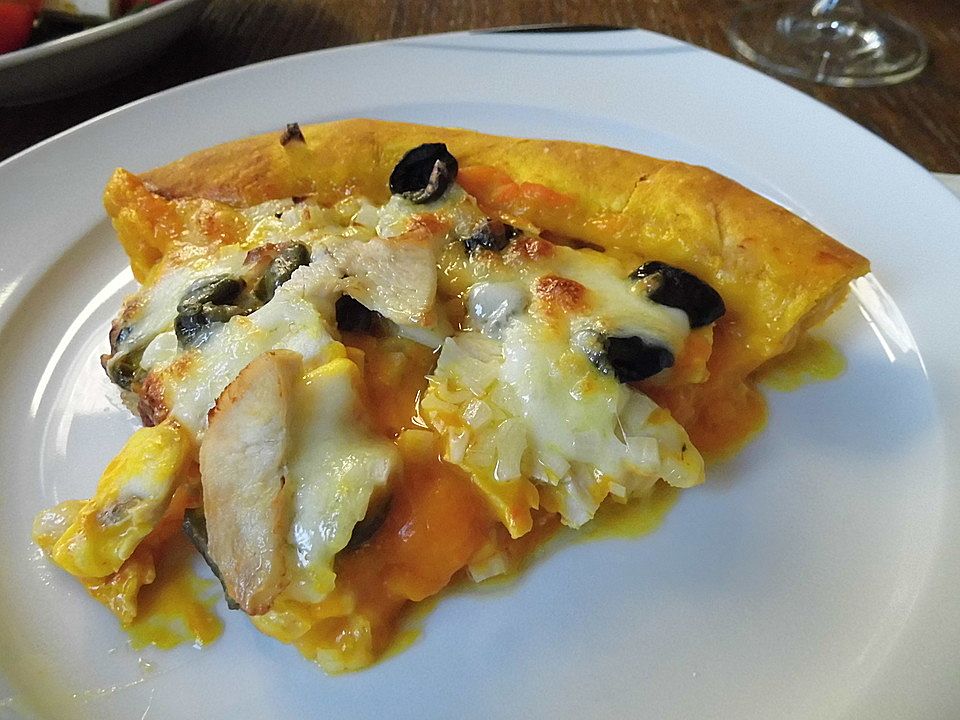 Kürbispizza mit Hähnchenbrust von KochMaus667| Chefkoch