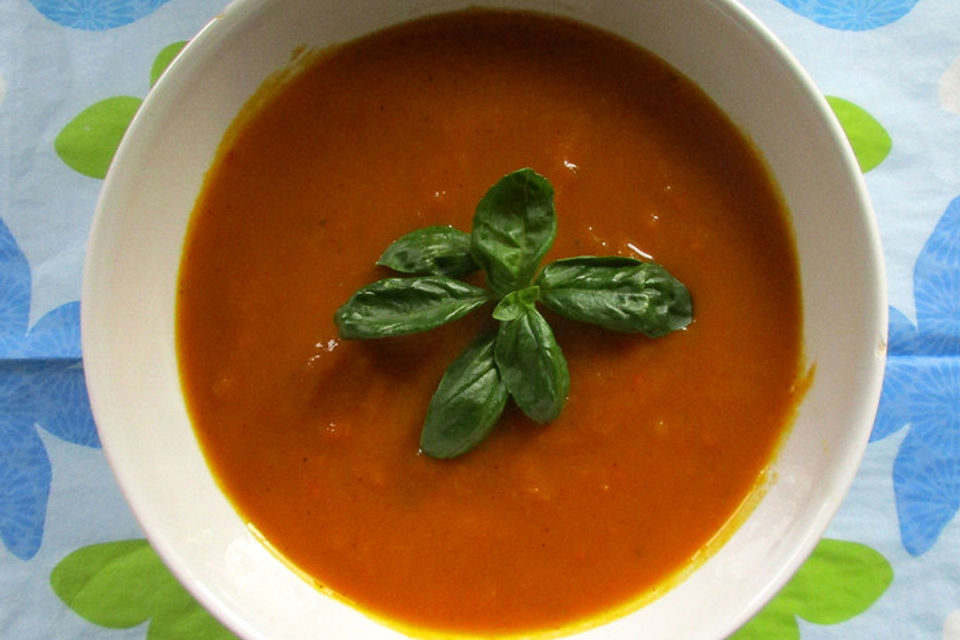 Kürbis-Ingwer-Suppe