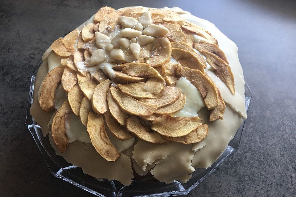 Bratapfel-Marzipan-Kuchen