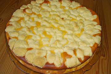 Pfirsich Quark Streuseltorte Von Marimanstein Chefkoch