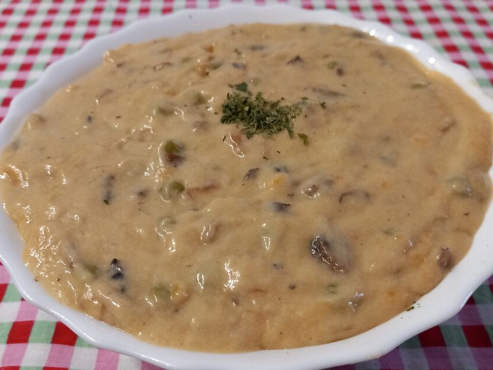 Käsesahnesoße mit Champignons| Chefkoch