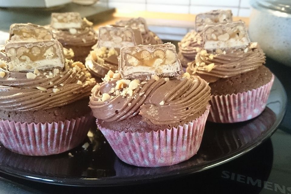 Snickers-Cupcakes Snickers-Cupcakes