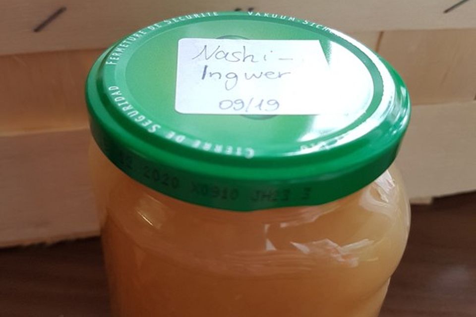 Nashi-Birnen-Marmelade