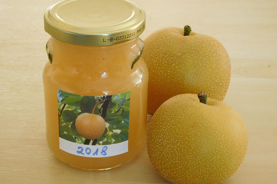 Nashi-Birnen-Marmelade