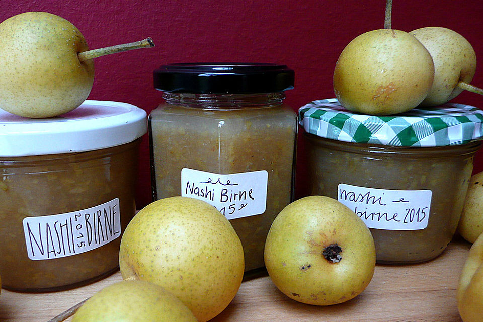 Nashi-Birnen-Marmelade