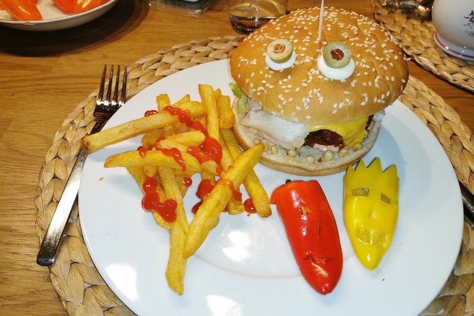 Halloween Grusel-Burger