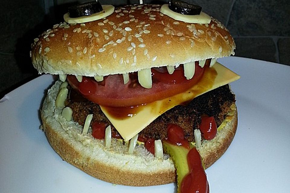 Halloween Grusel-Burger