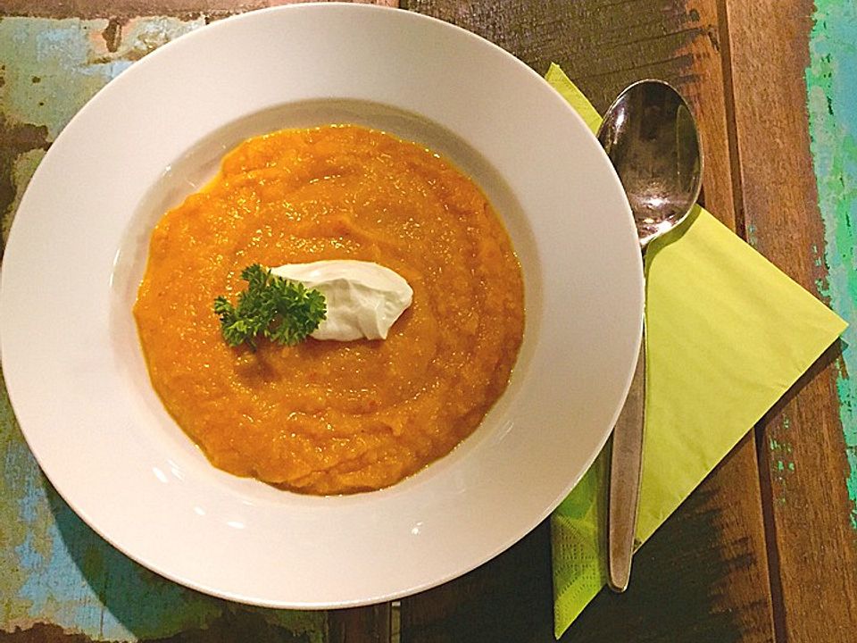 Hokkaido-Karotten-Suppe von Sommerlüftchen| Chefkoch