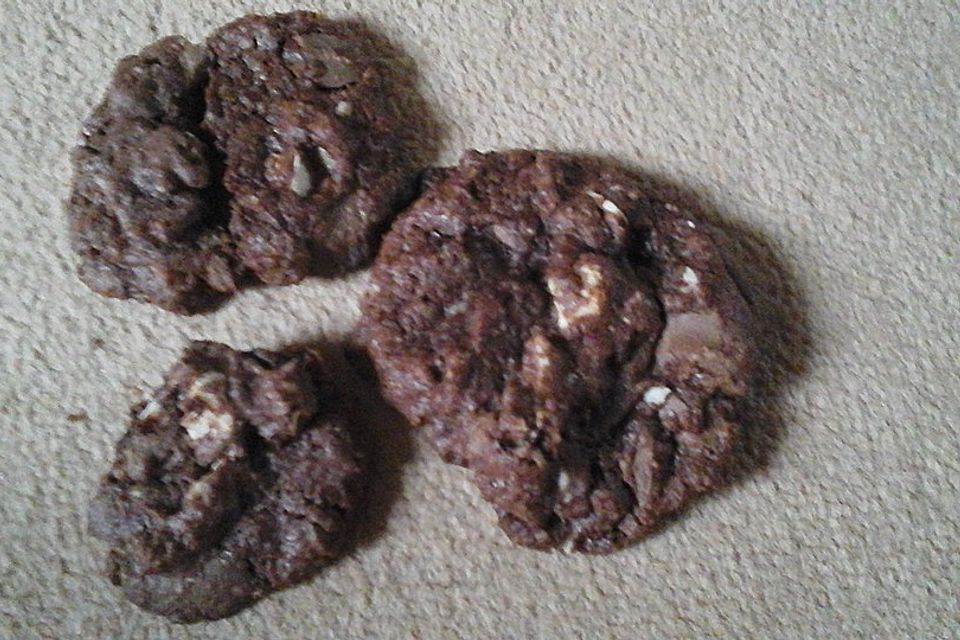 Drei-Schokoladen-Cookies