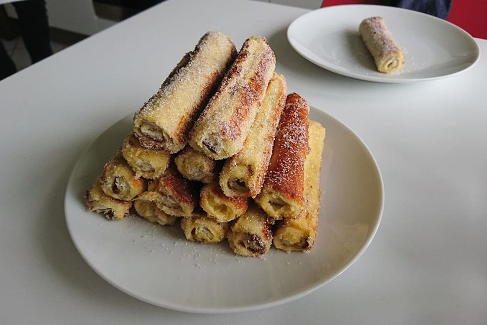 French-Toast-Schoki-Rolls