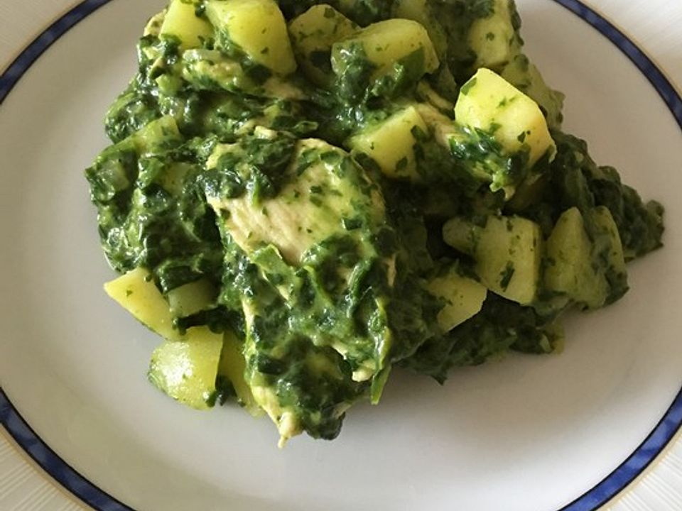Kartoffel-Spinat-Curryhähnchen-Topf von CaroS070286| Chefkoch