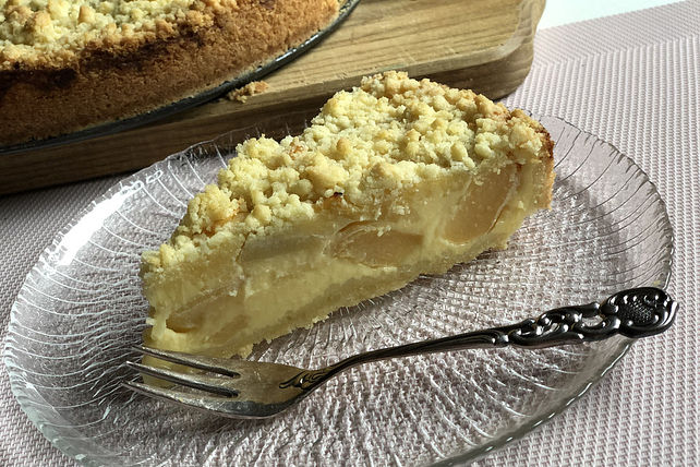 Quittenkuchen mit Quarkfüllung und Streuseln von ri-ra-ronja911| Chefkoch