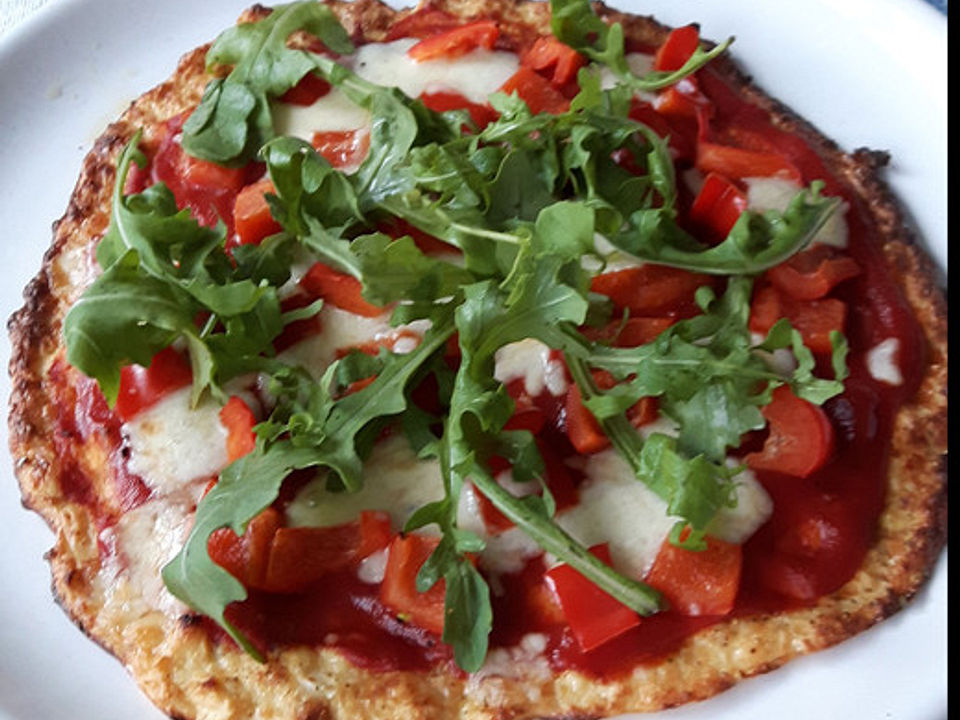 Der leckerste Low Carb Pizzaboden - vegetarisch! von KuchenKuchenKuchen ...