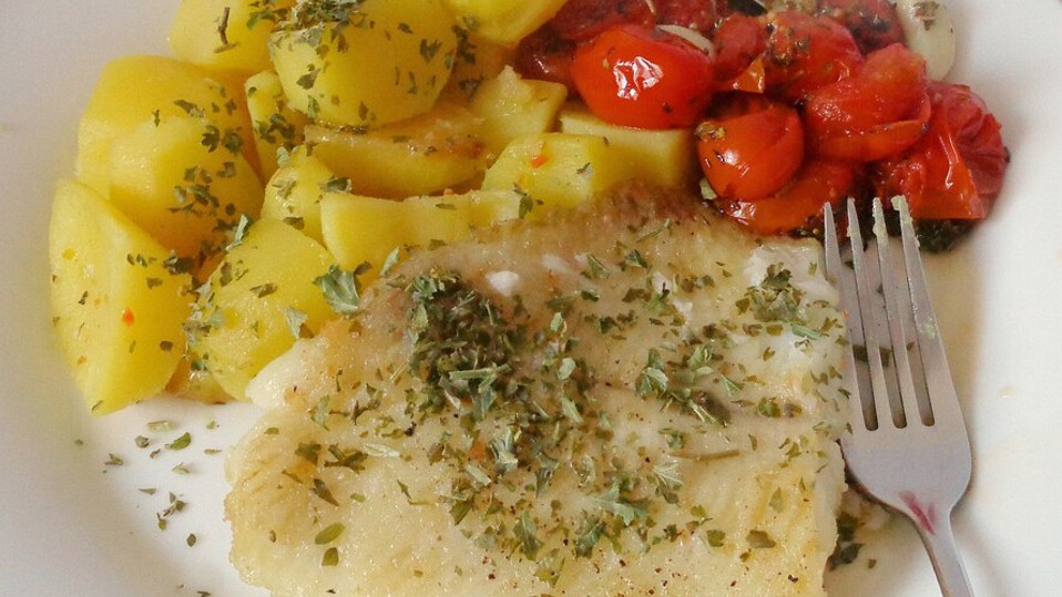 Kräuterfisch mit Zitronenkartoffeln von tilla Kräuterfisch mit Zitronenkartoffeln von tilla