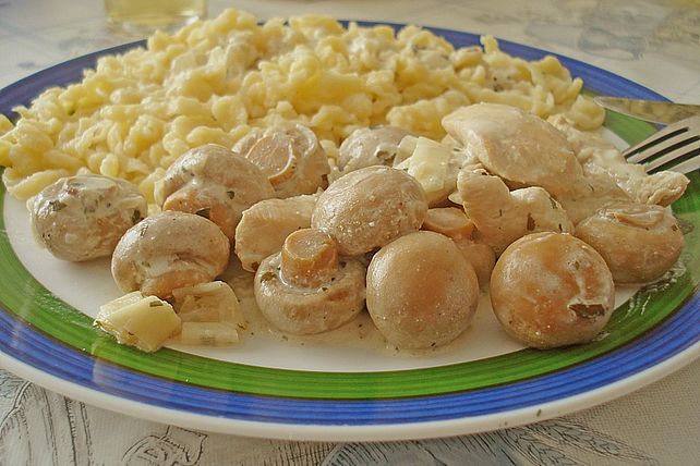 Putenpfanne mit Pilzen von Marlena| Chefkoch