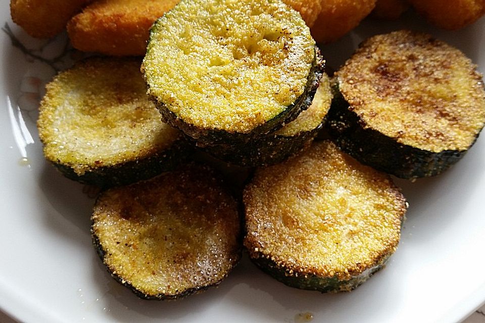 Polenta-Zucchini Schnitzel