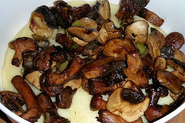 Cremige Polenta Mit Balsamico Champignons Von Gretsi Chefkoch 