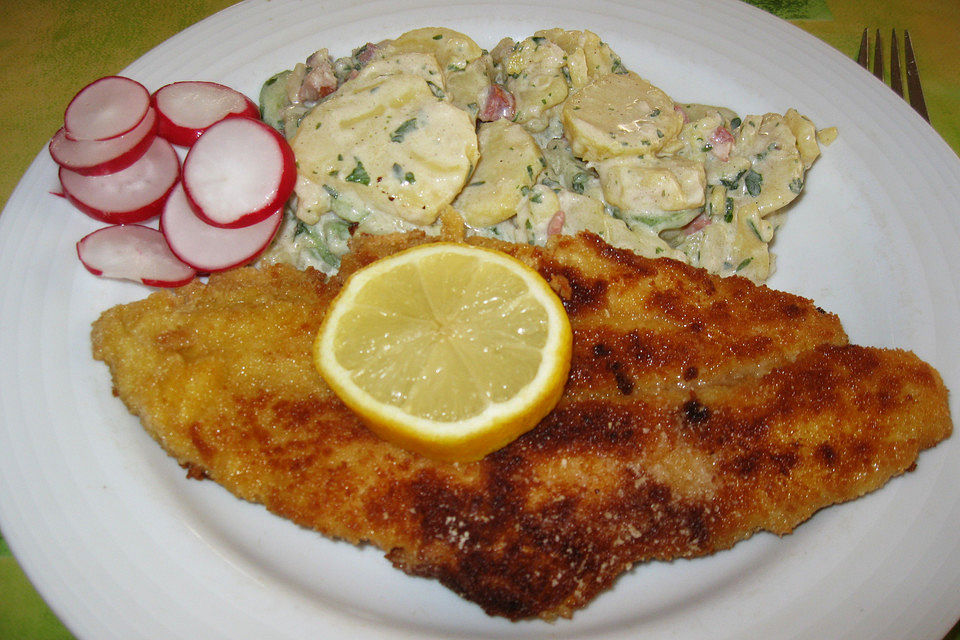 Paniertes Tilapia-Filet