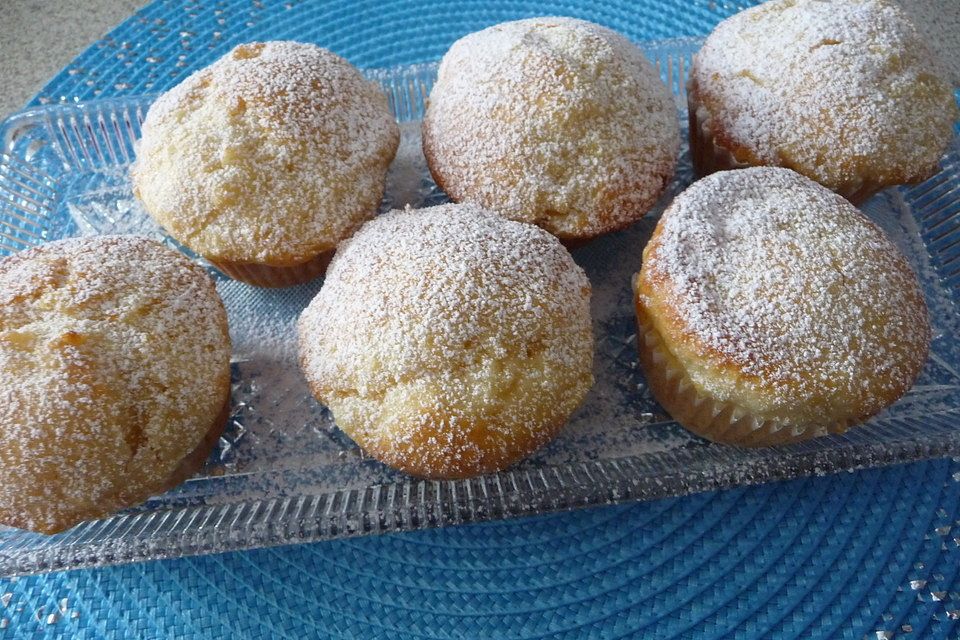 Weihnachtliche Apfelkompott-Muffins