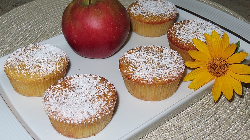 Weihnachtliche Apfelkompott Muffins Von Nadine Chefkoch 