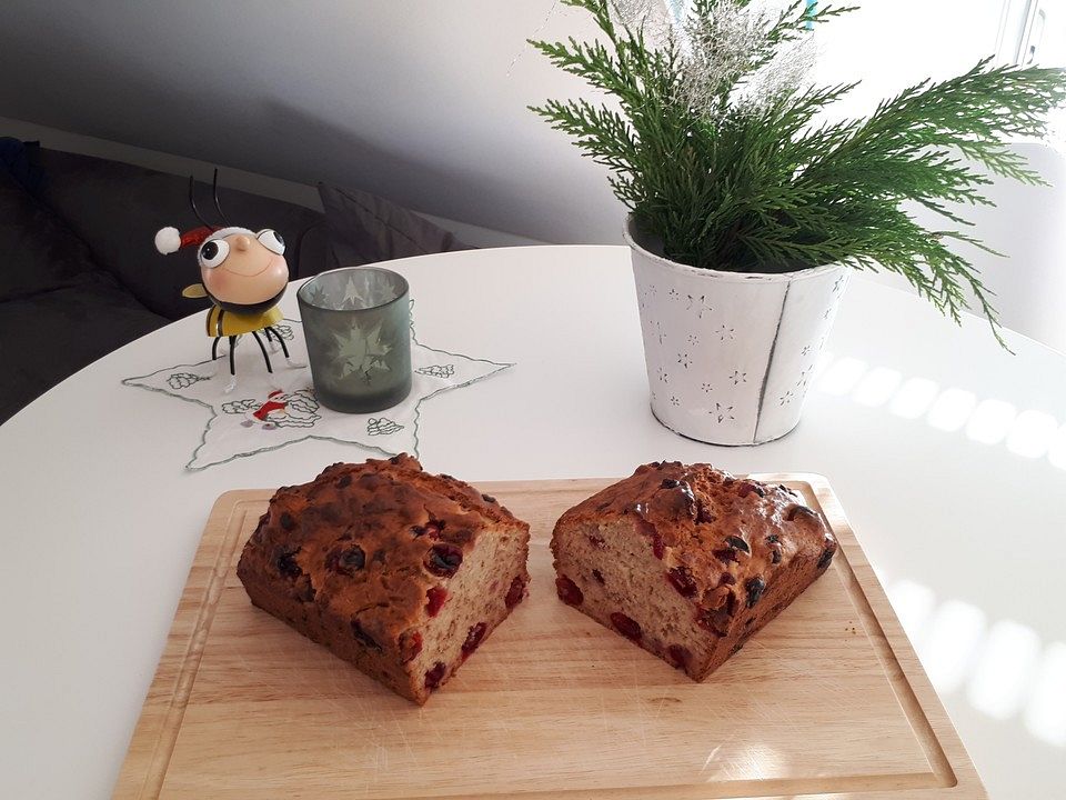 Veganes Bananenbrot mit frischen Cranberries von Babs_bee| Chefkoch