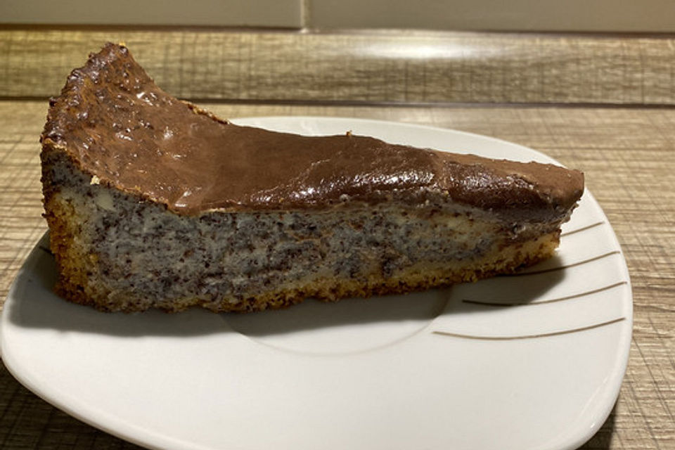 Mausis Mohnkuchen mit Schokoguß Mausis Mohnkuchen mit Schokoguß