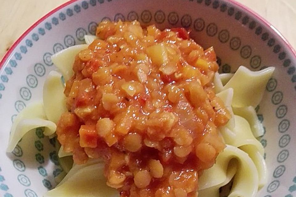 Linsenbolognese