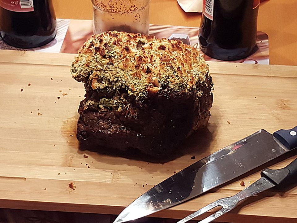 Gefüllte Lammkeule mit Senfkruste von himmelskoerper| Chefkoch