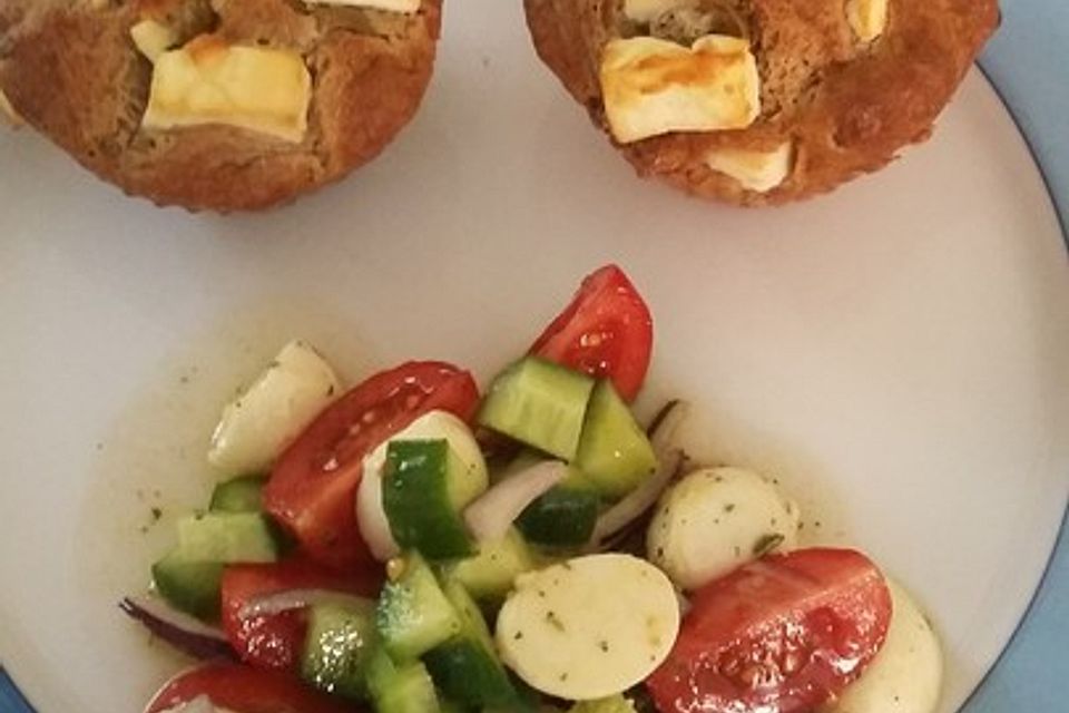 Feta-Oliven-Muffins