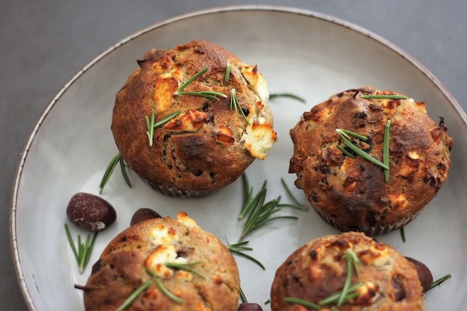 Feta-Oliven-Muffins