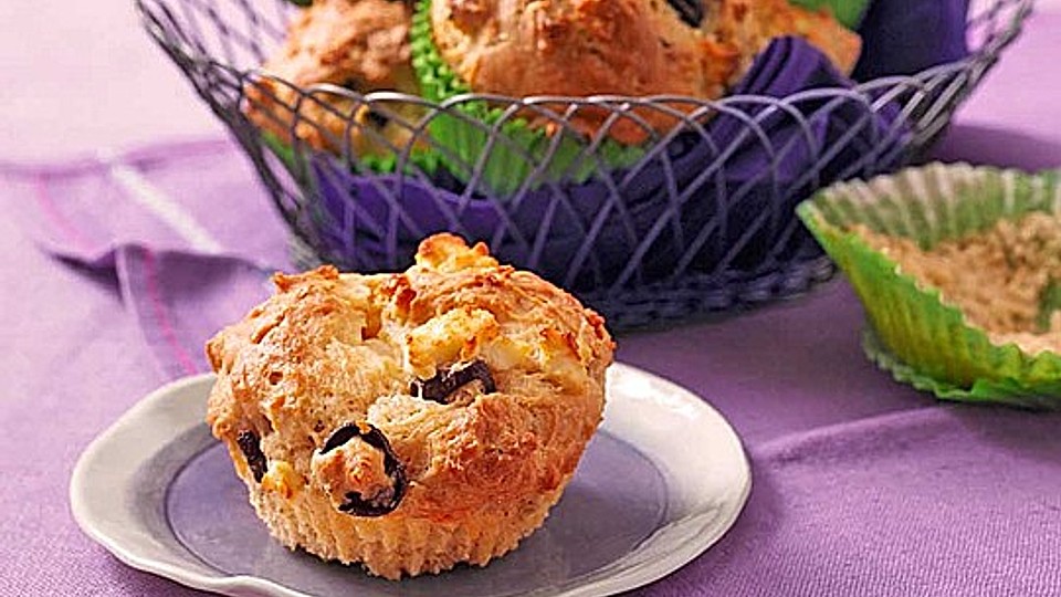 Feta Oliven Muffins Von Sissimuc Chefkoch