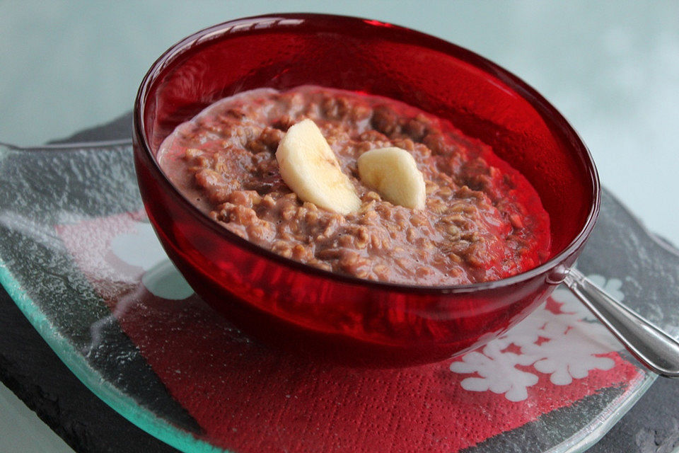 Schoko-Bananen-Oatmeal