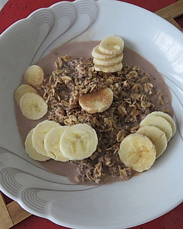 Schoko-Bananen-Oatmeal