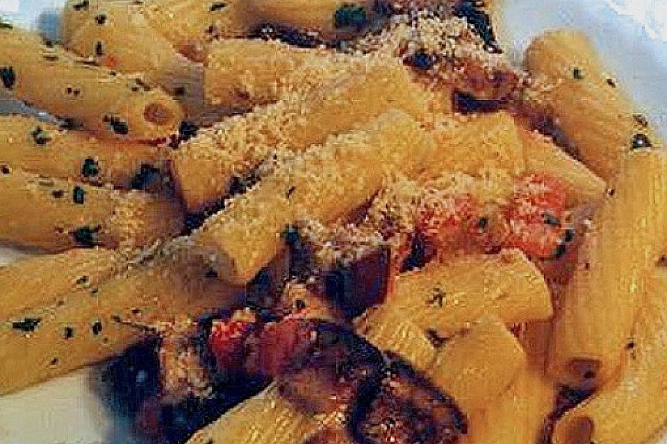 Rigatoni mit Aubergine