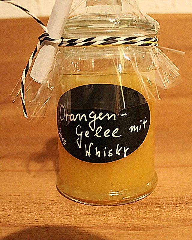 Orangengelee mit Whisky