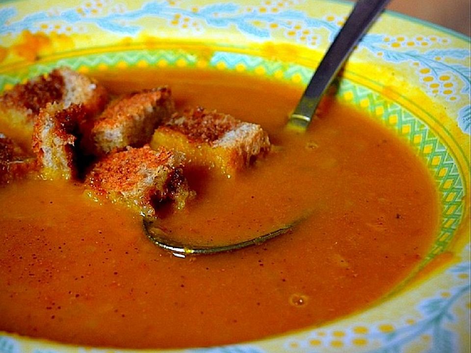 Kürbissuppe mit Wodka-Schwips von anschpansch| Chefkoch