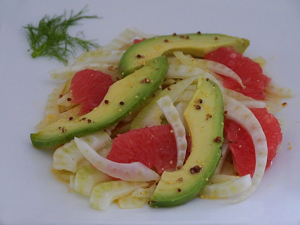 Fenchelsalat mit Avocado und Grapefruit von ars_vivendi| Chefkoch
