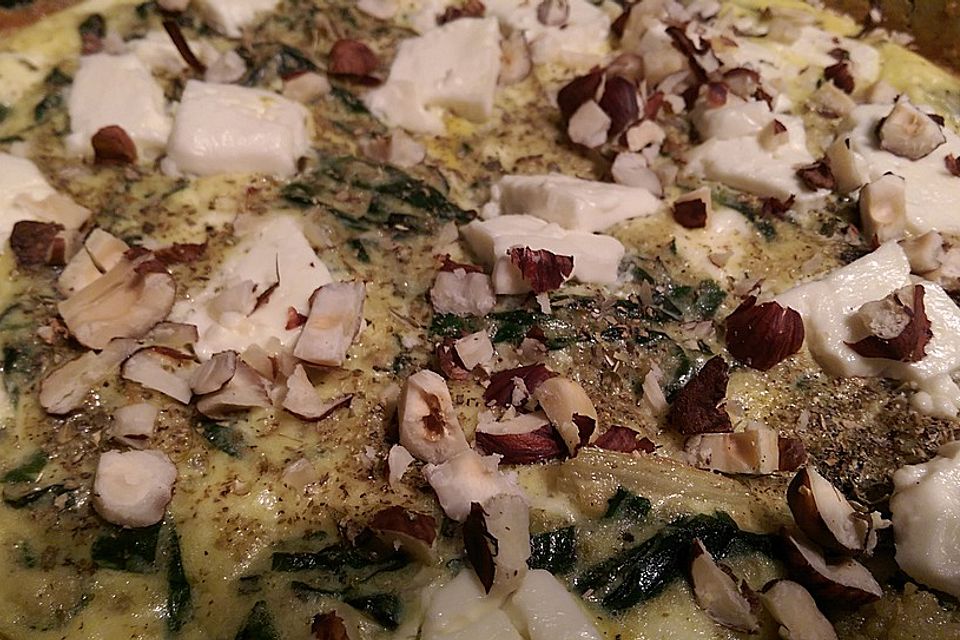 Mangold-Couscous-Feta-Frittata