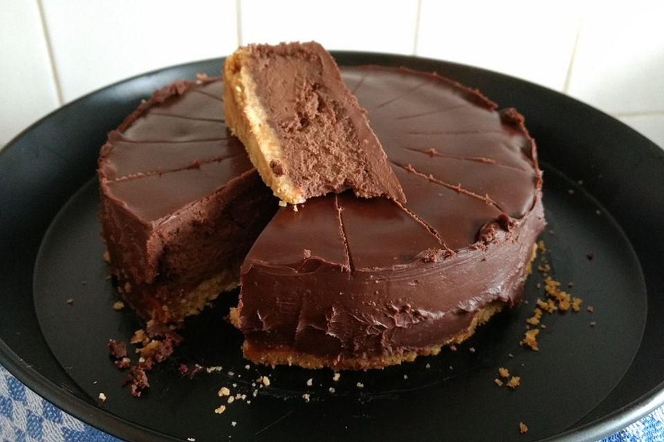 Chocolate Cheesecake mit Oreo-Boden