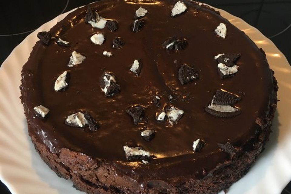 Chocolate Cheesecake mit Oreo-Boden