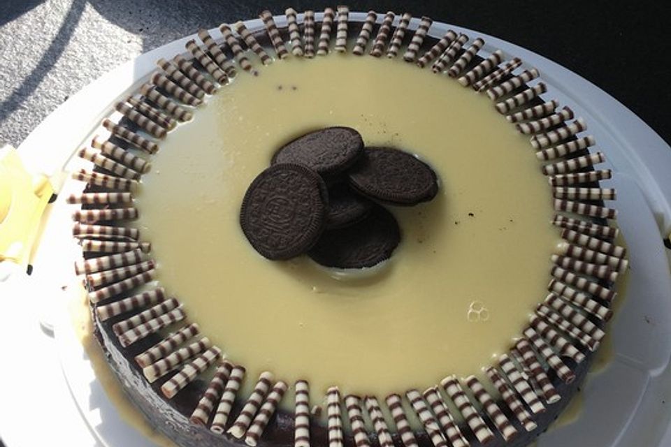 Chocolate Cheesecake mit Oreo-Boden