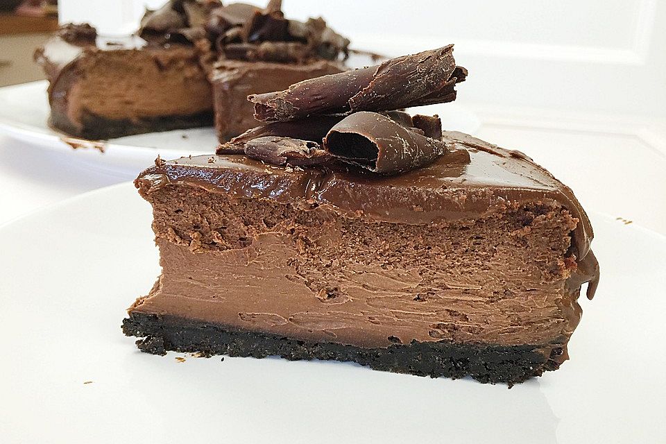 Chocolate Cheesecake mit Oreo-Boden