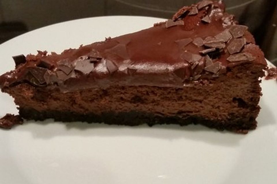 Chocolate Cheesecake mit Oreo-Boden