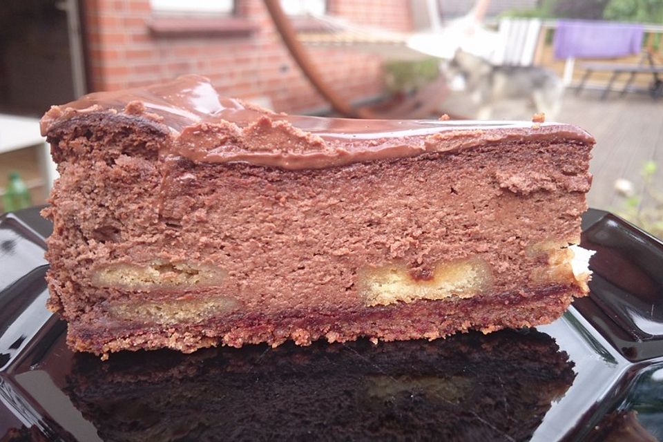 Chocolate Cheesecake mit Oreo-Boden