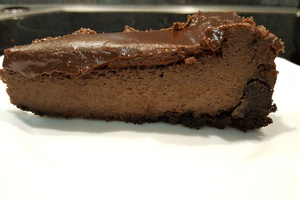 Chocolate Cheesecake mit Oreo-Boden