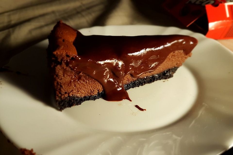 Chocolate Cheesecake mit Oreo-Boden