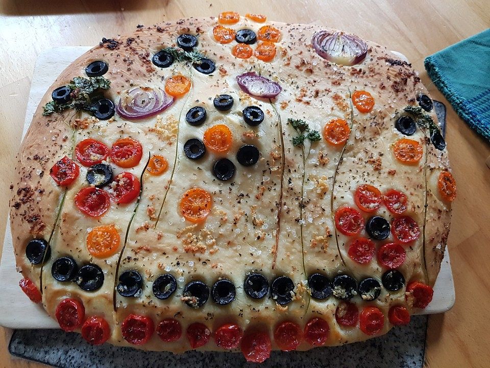Selbstgemachtes Italienisches Focaccia Brot Von Cookbakery Chefkoch 