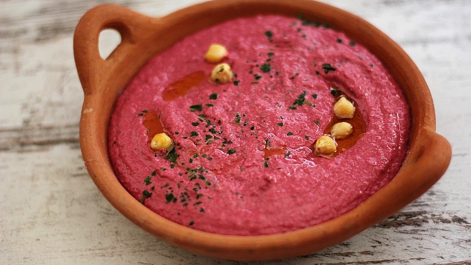 Gerösteter Rote Bete-Hummus von Wiktorija