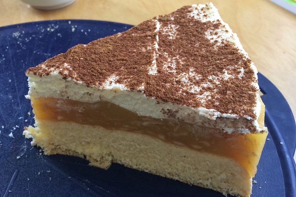 Apfelpudding-Biskuitkuchen von Mjoy87 | Chefkoch
